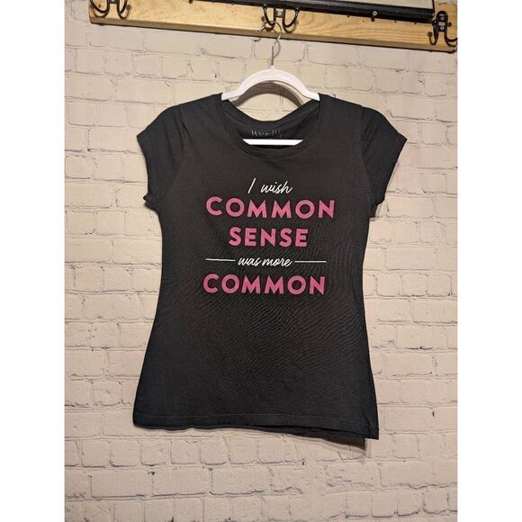 Wound up common sense Tshirt juniors medium - Picture 1 of 2